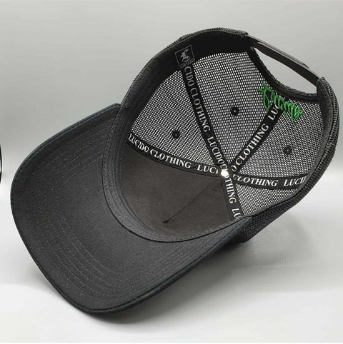  EMERALD GREEN TRUCKER CAP - Lucido Clothing