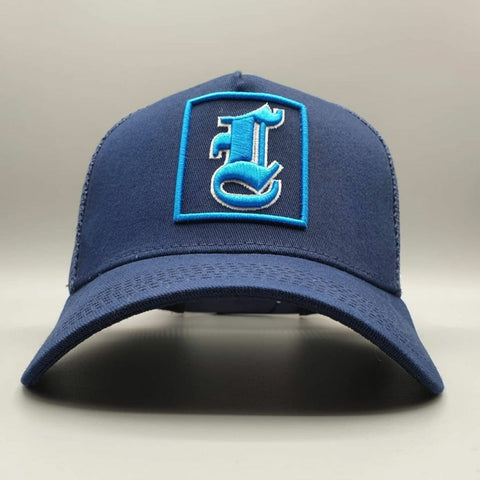  ICE BLUE TRUCKER CAP - Lucido Clothing