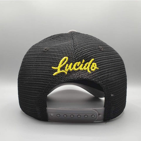  MOON GREY TRUCKER CAP - Lucido Clothing