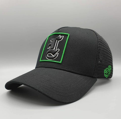 EMERALD GREEN TRUCKER CAP - Lucido Clothing